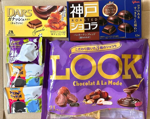ギフト用菓子G4 神戸ローストショコラ LOOKファミリーパック DARSガナッシュ仕立てキャラメル おまけにクッキー類
