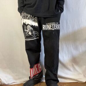 リメイク コットンバッグ リメイク 古着 再構築 イージーパンツ