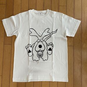 【新品・未使用】白Tシャツ 犬 LLサイズ ヴィンテージ