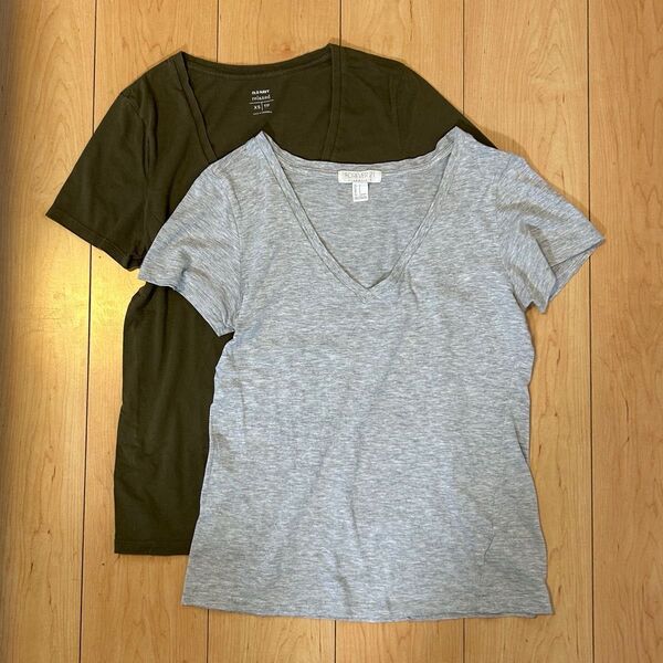 OLD NAVYとFOREVER21 VネックTシャツ 2枚セット