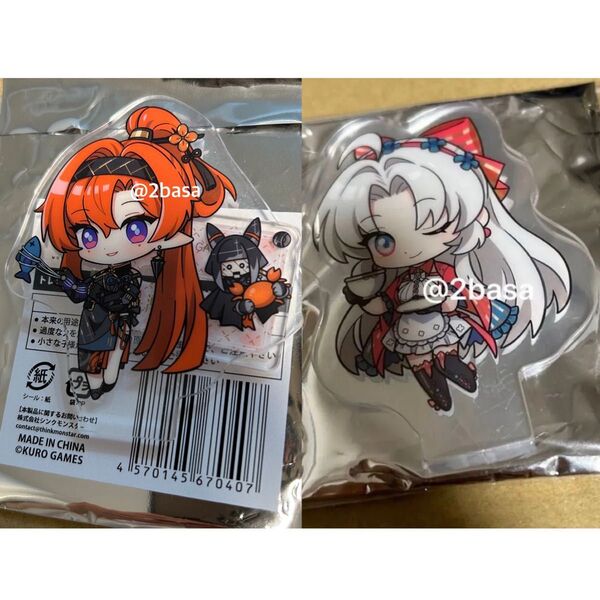カルロッタ&吟霖 鳴潮 スイーツパラダイス スイパラ ミニキャラトレーディングアクリルスタンド デフォルメ ミニキャラ