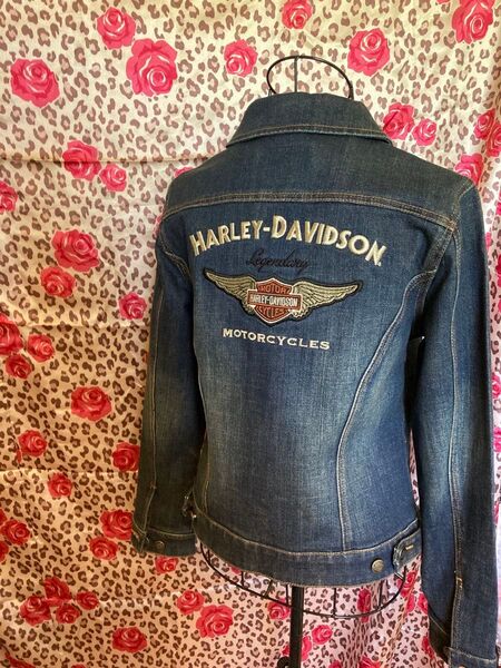 Harley-Davidson ハーレー デニムジャケット Gジャン y2k 平成 バイク お兄系 極美品