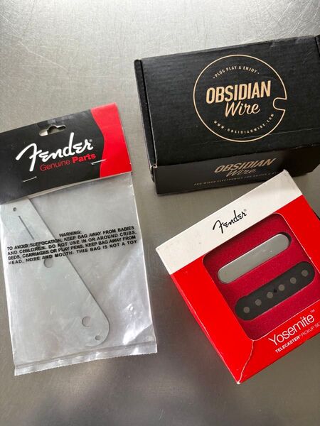 Fender Yosemite pickup とObsidianWire Custom 4-Way for Tele 250k