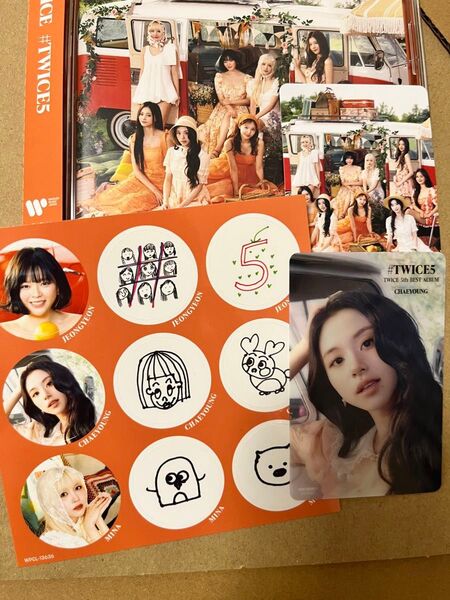 #twice5 通常盤 シリアルなし タワレコ特典トレカ チェヨン付き