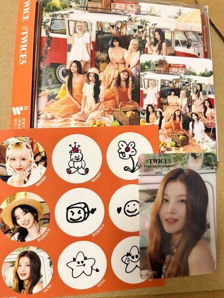 #twice5 通常盤 シリアルなし タワレコ特典トレカ サナ付き