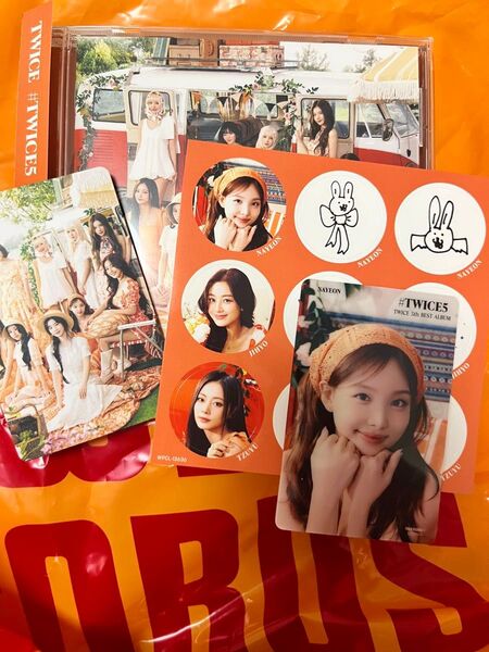 #twice5 通常盤 シリアルなし タワレコ特典トレカ ナヨン付き