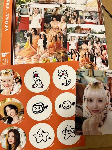 #twice5 通常盤 シリアルなし タワレコ特典トレカ モモ付き