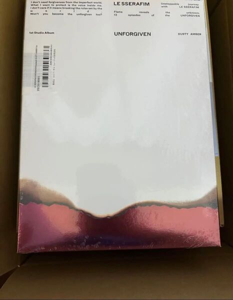 未開封 Le Sserafim ルセラフィム unforgiven アルバム dusty amber