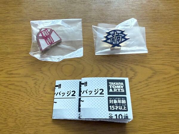 ハイキュー 高校モチーフピンバッジ2 宮城県編 扇南高校 和久谷南高校 ガチャ カプセルトイ