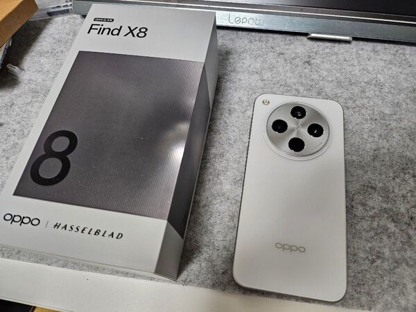 OPPO Find X8 512GB ホワイト限定色 シャッター音なし SIMフリー(デュアルSIM) 日本語化可能