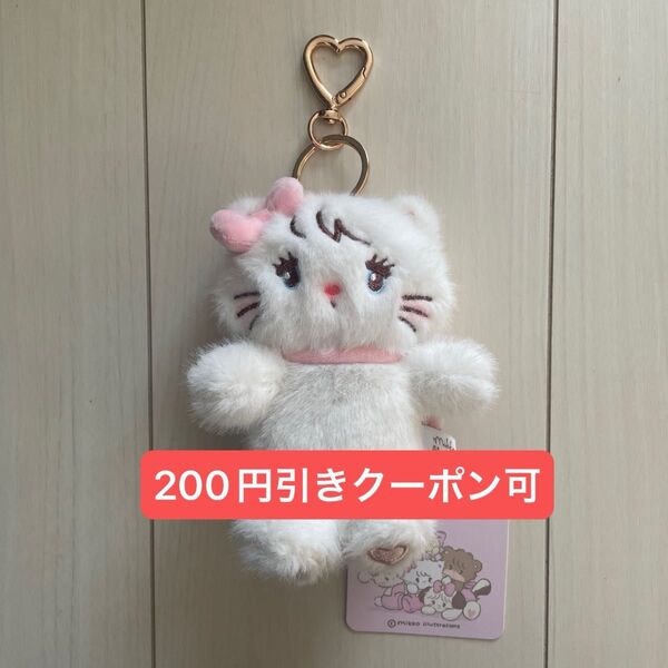 新品 ムース mikko illustrations ぬいぐるみXS マスコット キーホルダー