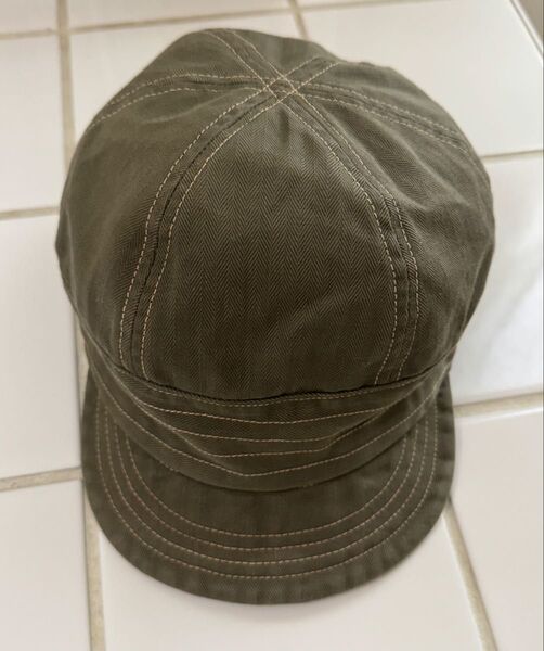 フリーホイーラーズ ワークキャップ ガスリー オリーブ ヘリンボーン 美品