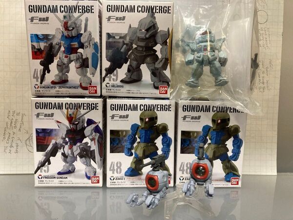 未開封有り FW GUNDAM CONVERGE 8 ガンダムコンバージ 第8弾 コンプセット 7体 旧シリーズ