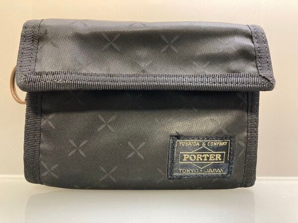 PORTER ブラックパターン ウォレット 財布 ポーター