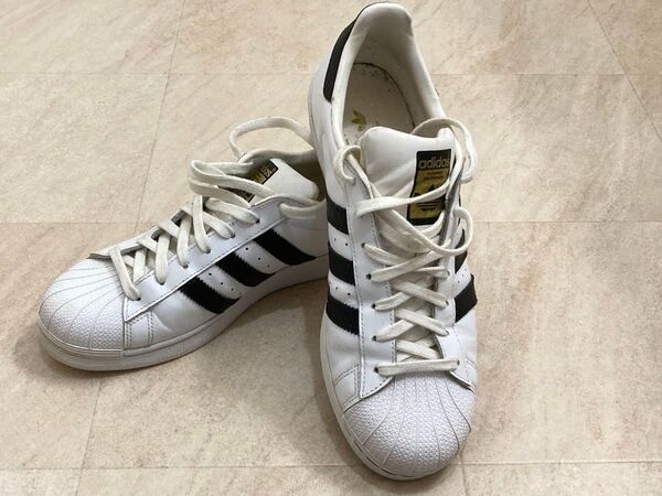 限定品 adidas スーパースター スニーカー 白黒 アディダス 26.5cm