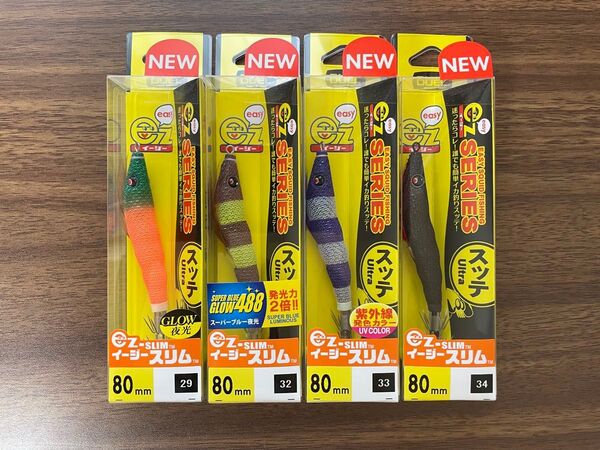 4個 デュエル イージースリム 80 DUEL 新色 イカメタル A