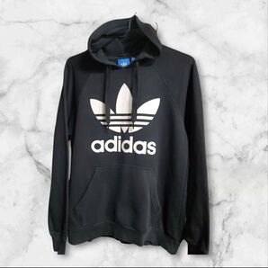 adidas アディダス パーカー トレフォイルロゴ XL相当