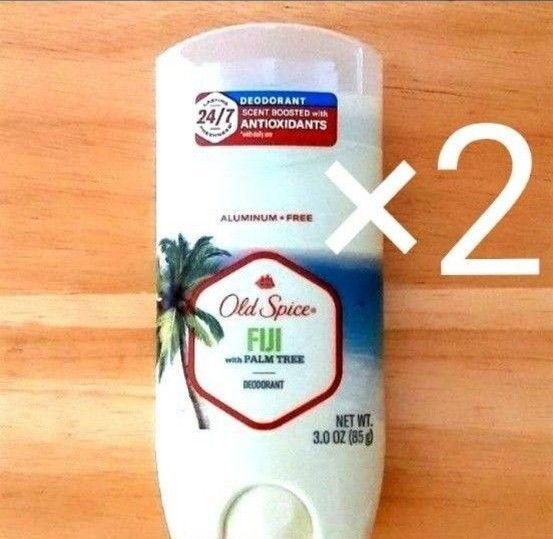 ★2個セット★オールドスパイス デオドラント フィジー 85g 制汗剤 ブルースティック 青 Old Spice FIJI