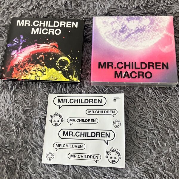 「Mr.Children 2001-2005<micro>」「Mr.Children 2005-2010<macro>(初回盤)」