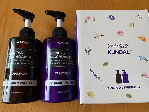クンダル シャンプー トリートメント アンバーバニラ KUNDAL HONEY& MACADAMIA