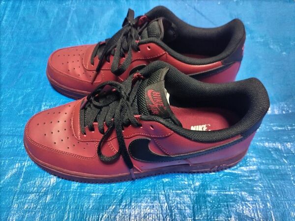美品 NIKE ナイキ airforce1 エアフォースワン 28.5cm スニーカー ワインレッド
