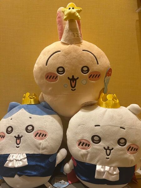 ちいかわ ハチワレ 誕生日なBIGぬいぐるみ / 誕生日なうさぎ BIGぬいぐるみ