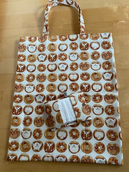 ☆訳あり品☆エコバッグ・折りたたみポケットティッシュポーチ2点セット