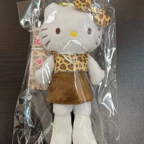 ハローキティ スタイルアップマスコット GOGOギャル 足長 マスコット ぬいぐるみ キーホルダー カラビナ ヒョウ柄 ギャル