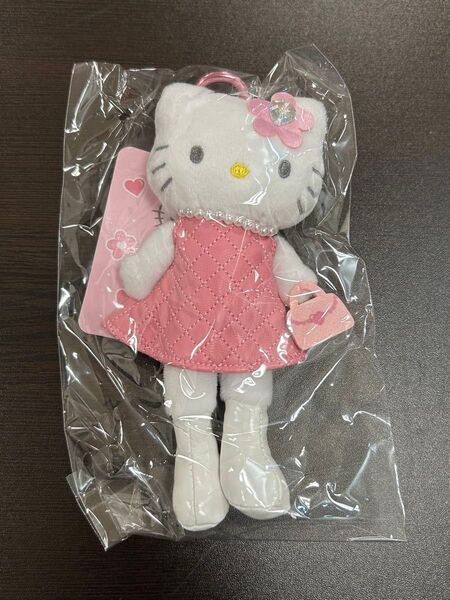 ハローキティ スタイルアップマスコット ピンクキルト ぬいぐるみ マスコット スタイルアップ カラビナ 足長キティ キティ