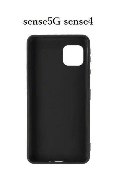 AQUOS sense5G / sense4 黒色マット 非光沢 ソフト TPU ケース