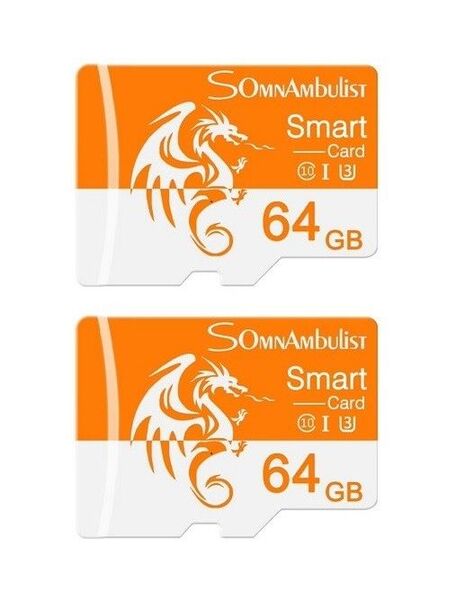 2個セット microSD カード 64GB class10 SomnAmbulist
