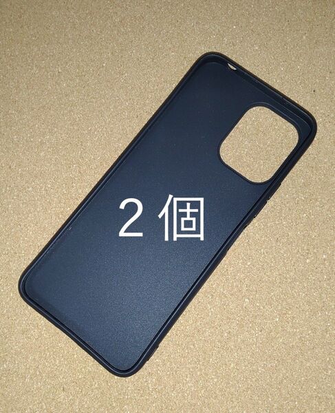 2個セット Redmi12 5G / 4G 黒色マット 非光沢 ソフト TPU ケース
