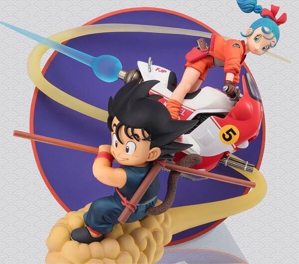 フィギュアーツZERO 孫悟空&ブルマ 輸送箱未開封 伝票跡あり