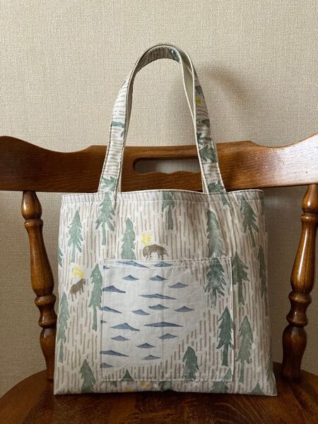 ハンドメイド トートバッグ ミナペルホネン one day