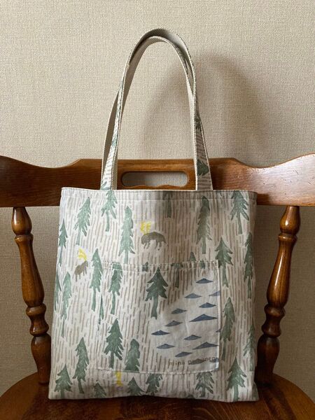 ハンドメイド トートバッグ ミナペルホネン one day