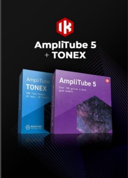 【正規品・未使用】AmpliTube 5 & TONEX フルバージョン セット IK Multimedia シリアルナンバー