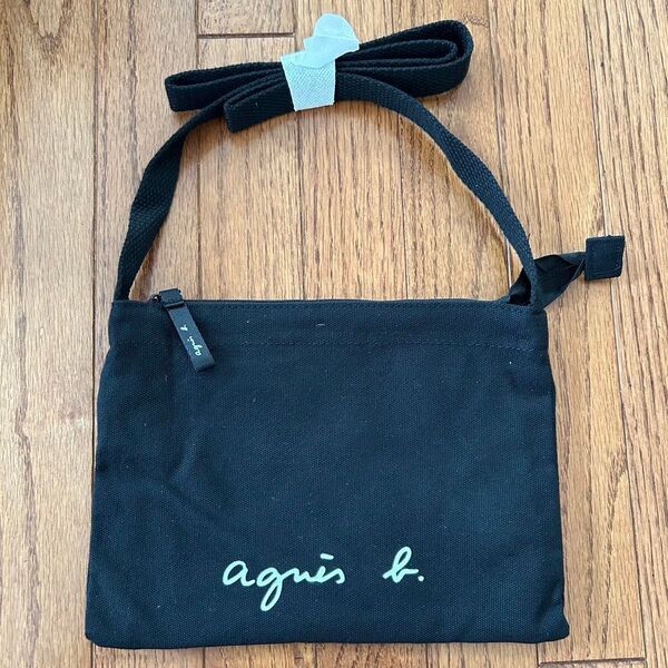 ☆新品 アニエスベー agnes b. サコッシュ ショルダーバッグ ブラック