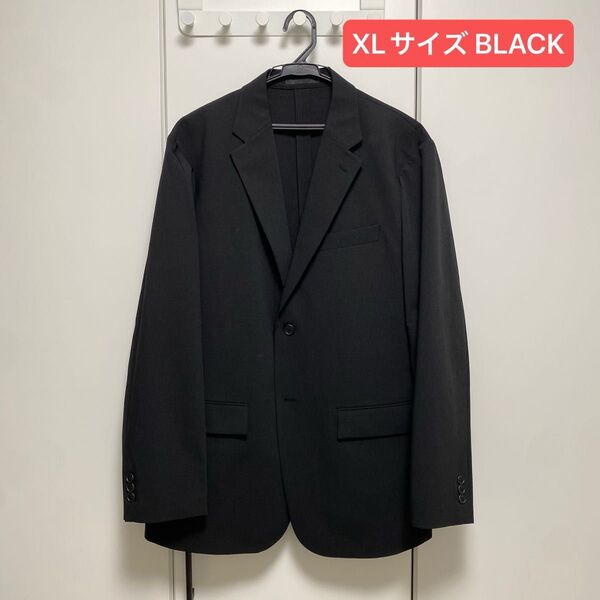 UNIQLO ユニクロ メンズ 感動ジャケット XLサイズ BLACK ブラック スーツ ジャケット 冠婚葬祭