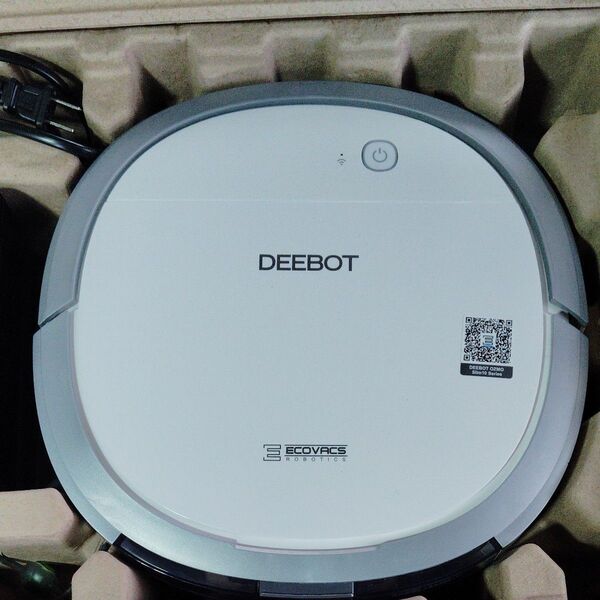 ロボット掃除機 ECOVACS ホワイト DEEBOT OZMO slim11 交換用ブラシ付き