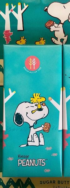 SNOOPY シュガーバターの木 スヌーピーPEANUTSと「シュガーバターの木」コラボレーション スヌーピー柄