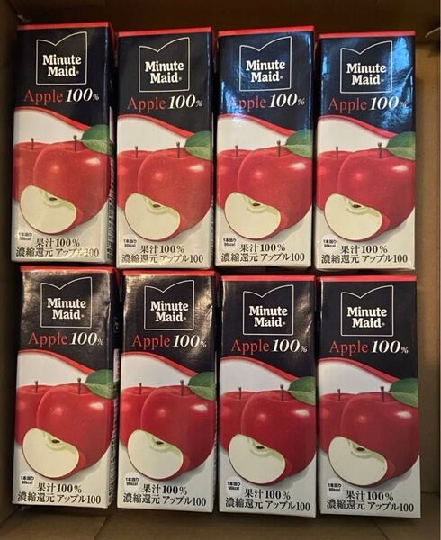 Minute Maid Apple 果汁100%濃縮還元アップル100ジュース 8本セット