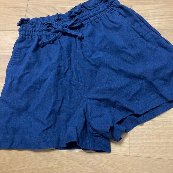 H&M ショートパンツ リネン レーヨン 麻