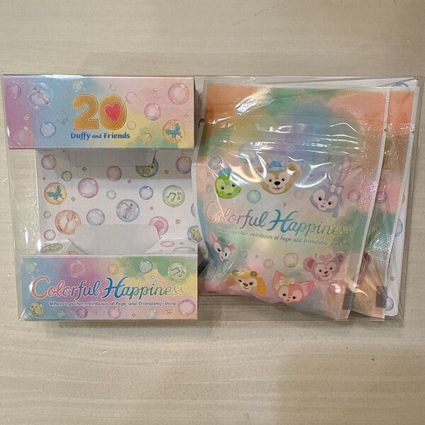 ダッフィー & フレンズ 20周年 カラフルハピネス キャンディー 2袋 フルーツミックス味