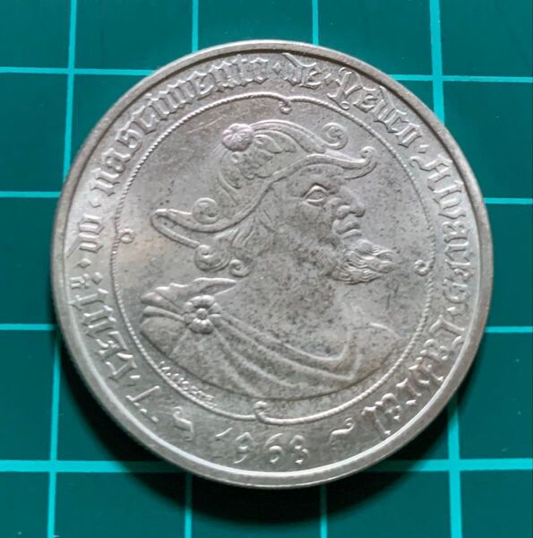 ポルトガル 50エスクード 記念銀貨 1968年 銀貨 ポルトガル 外国銭