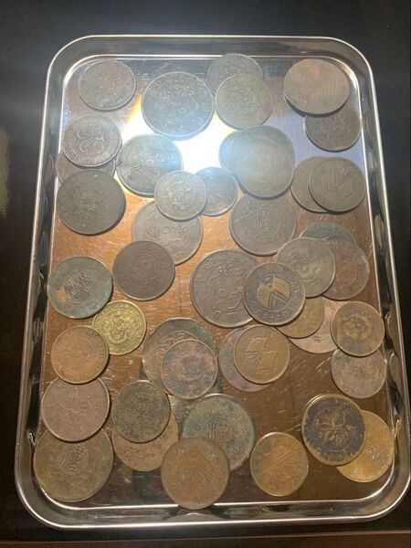 銅幣 おまとめ 500g超 民国 光緒 大清 古銭 コイン 銅貨 中国