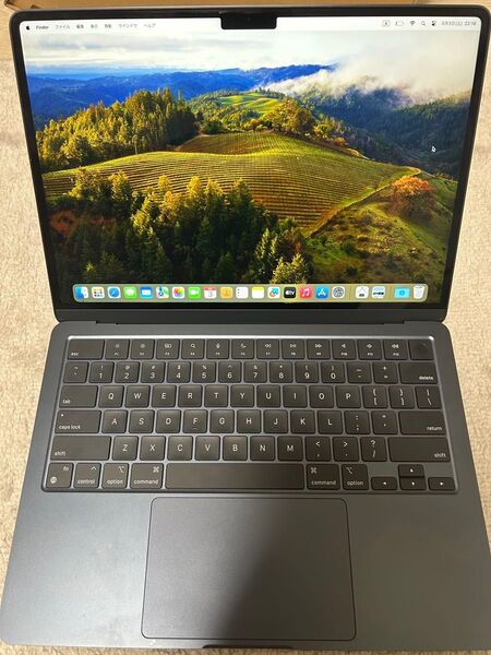 2024 Macbook air M3 8GB 512GB USキーボード ミッドナイト 箱 充電器