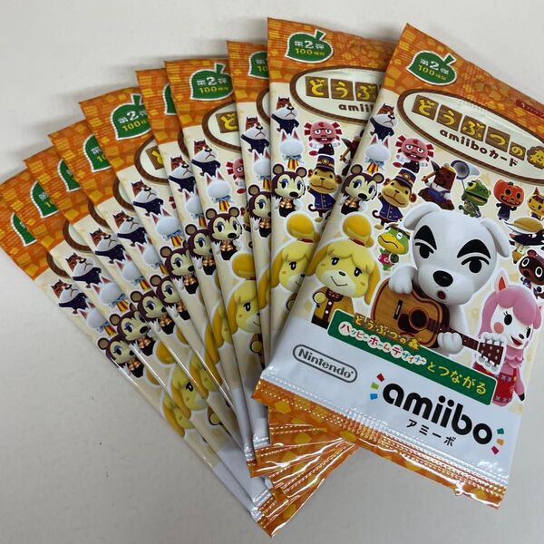 どうぶつの森 amiibo カード 第2弾 10パック