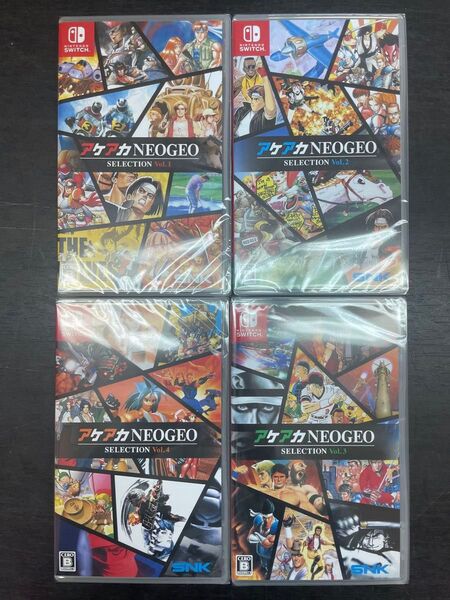 【新品4本セット】 Switch アケアカNEOGEO セレクション Vol.1~4 おまとめ4本セット