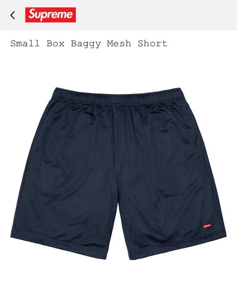supreme small box baggy mesh short ショートパンツ
