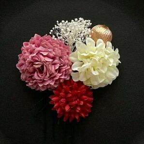 アーティフィシャルフラワー髪飾り 造花 造花髪飾り 髪飾り